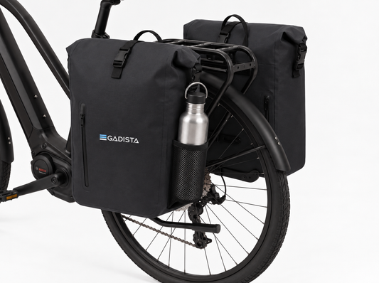 GADISTA Pack 2 Sacoche Velo arrière 2EN1 en TPU-Étanche, Légère et Universelle
