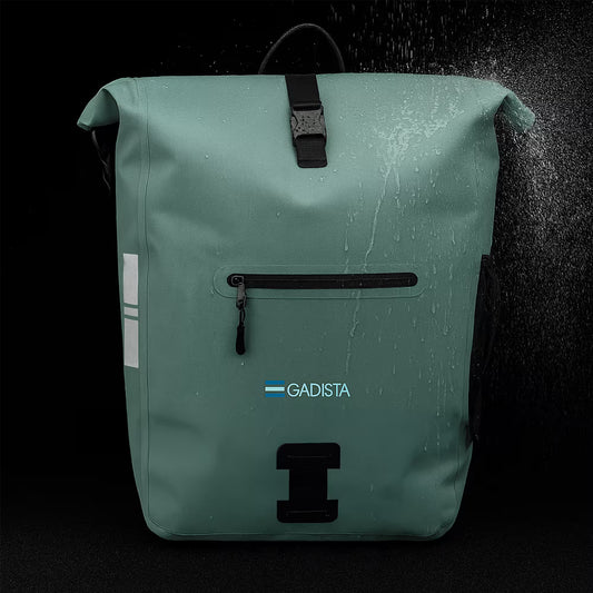 Sacoche vélo 3-en-1 vélo étanche-sac à dos bandoulière, porte-bagage,PC 17