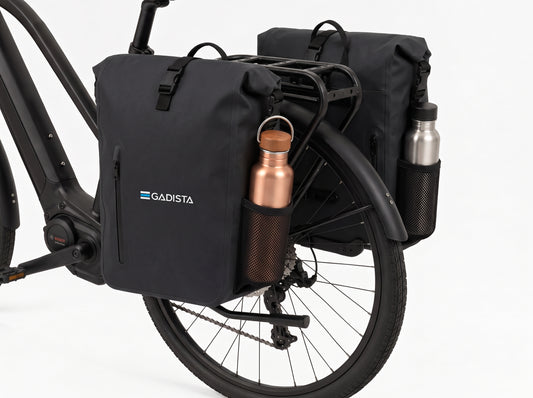 GADISTA Pack 2 Sacoche Velo arrière 2EN1 en TPU-Étanche, Légère et Universelle