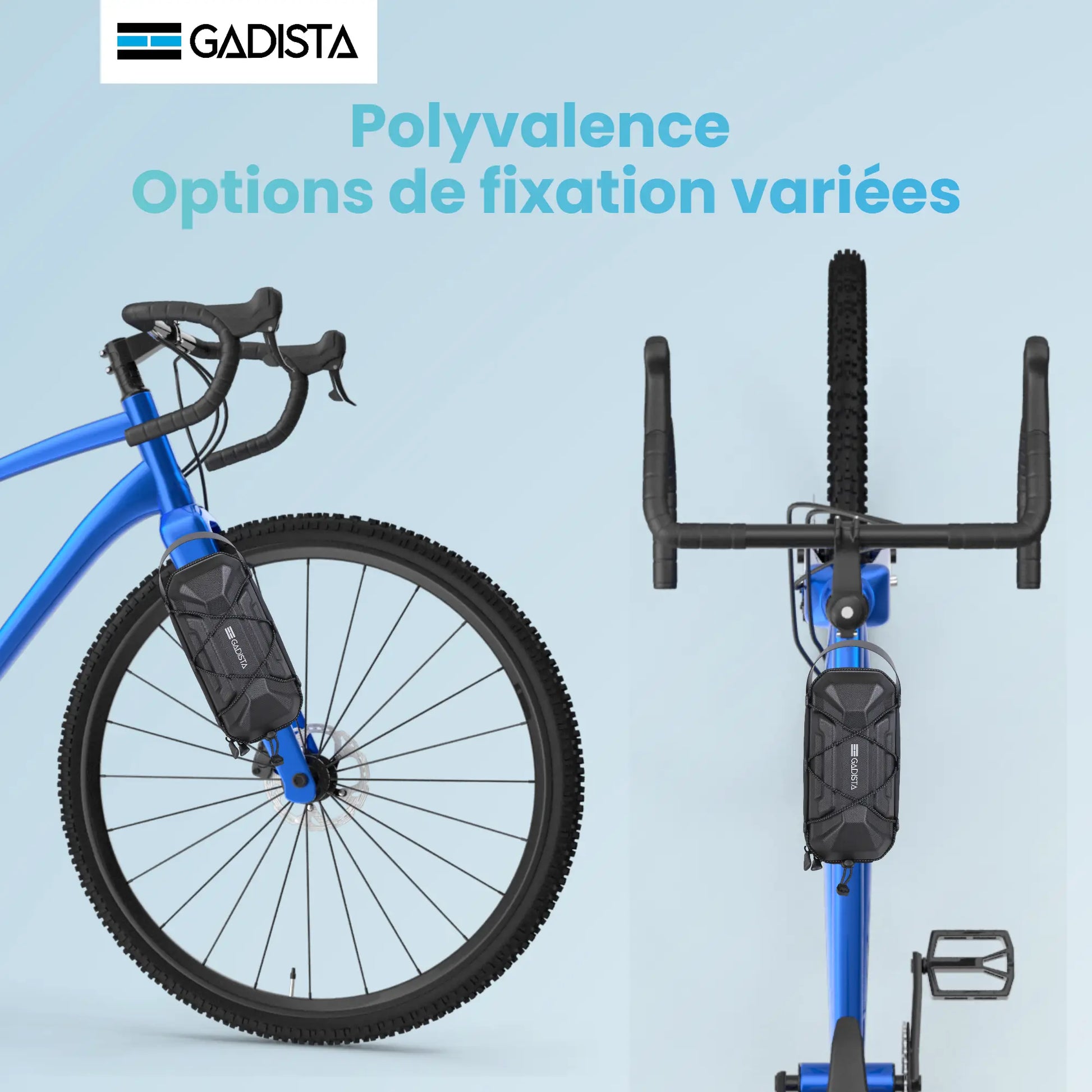 Sacoche Trottinette Electrique étanche 2L, Fixation innovante. Accessoires Trott GADISTA