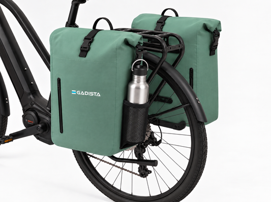 GADISTA Pack 2 Sacoche Velo arrière 2EN1 en TPU-Étanche, Légère et Universelle