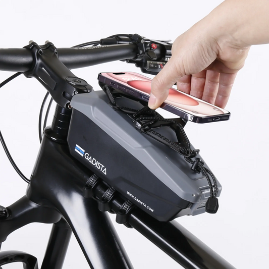 Support telephone velo 7 pouces avec Boîte à Gants Intégrée, Rotation 360° GADISTA