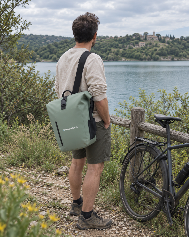 Client GADISTA à vélo