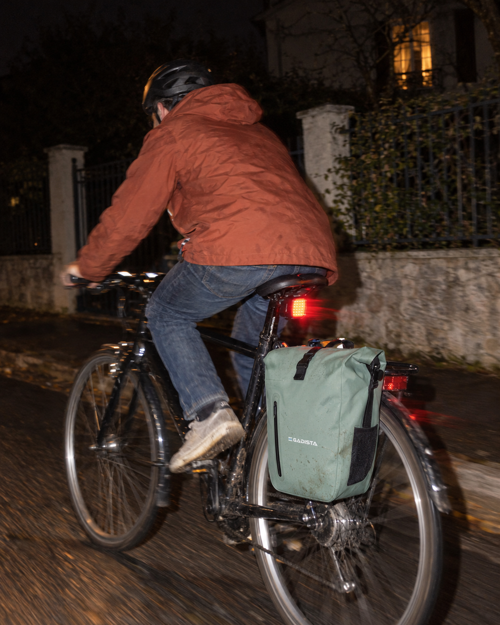 Client GADISTA à vélo