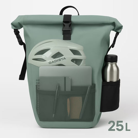 Sacoche Velo arrière 2EN1 en TPU -Étanche, Légère et Universelle