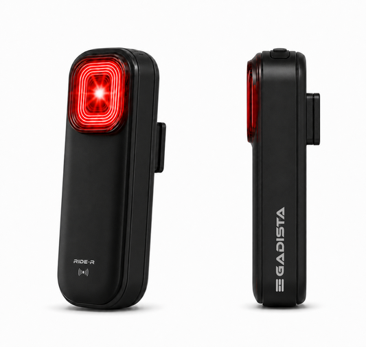 Feu arrière vélo avec radar intégré  "RIDE-R"